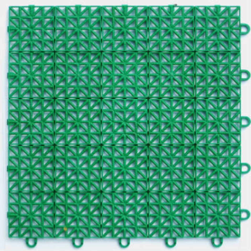 Универсальное пластиковое покрытие (зеленый) 330 мм*330 мм*9 мм — Modul