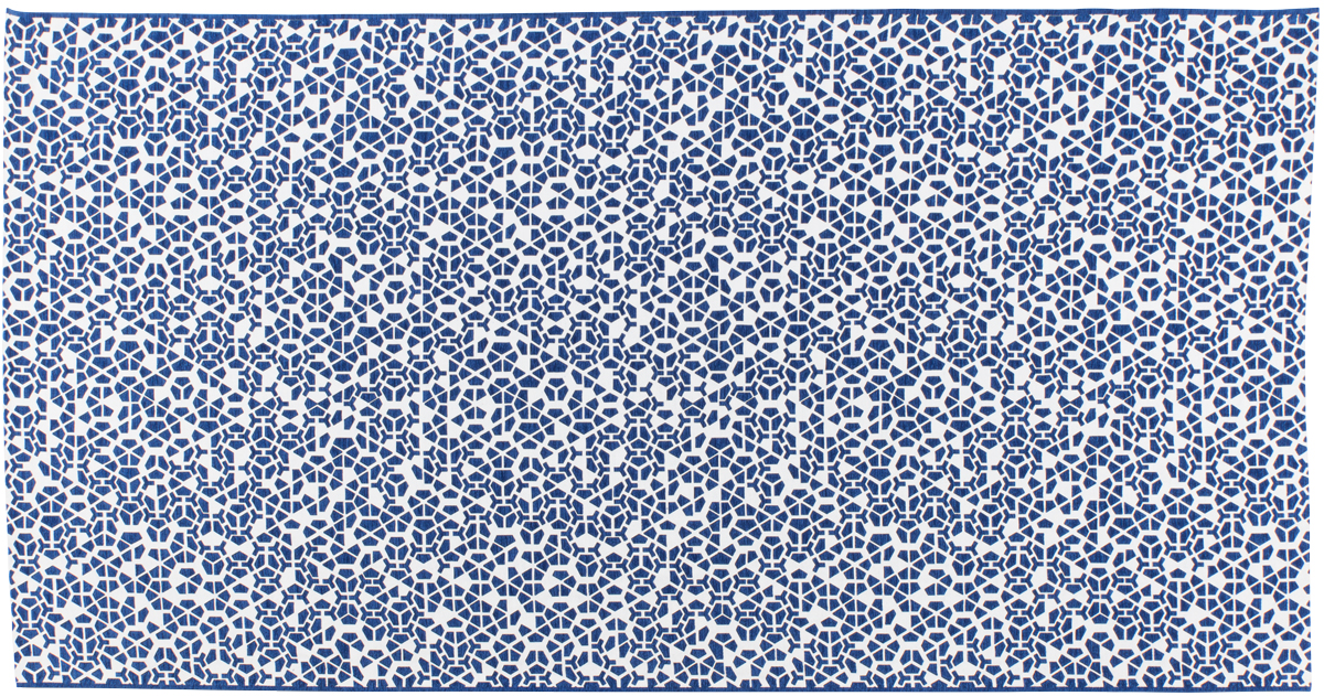 Дизайнерский ковер B.I.C. Milek Tatoo hexagon blue